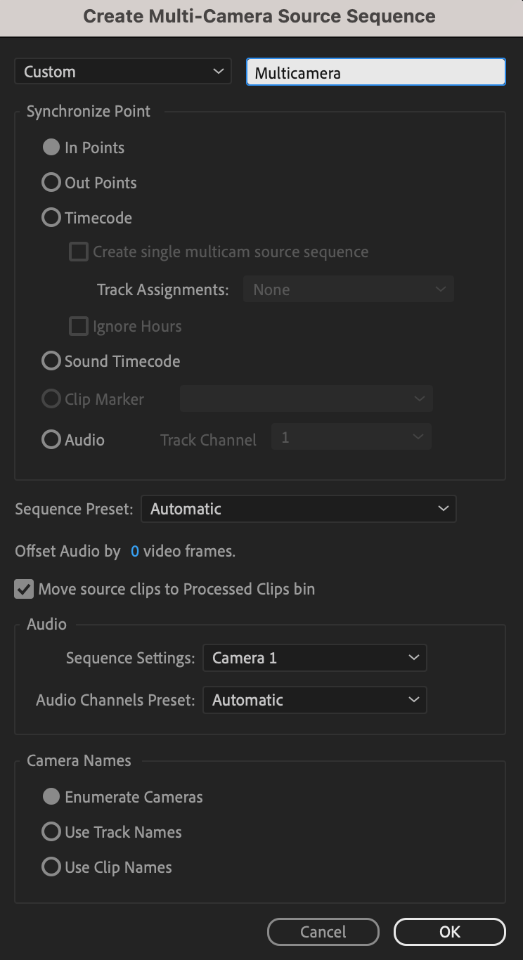 🎞️ HOW TO MULTI-CAMERA EDIT WITH PREMIERE PRO